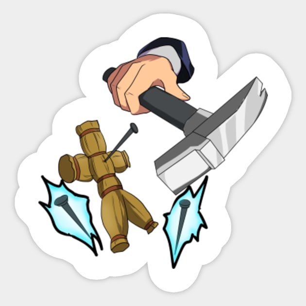 Kugisaki Straw Doll Straw Doll Kugisaki Sticker TeePublic